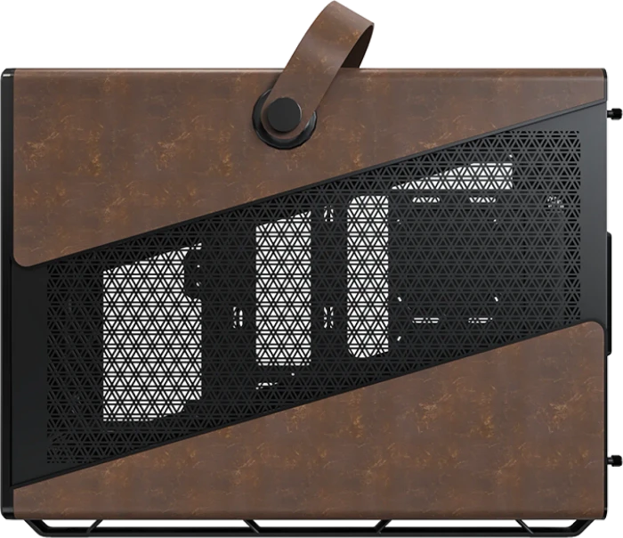 Montech Heritage Pro, schwarz/braun, Glasfenster