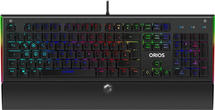 Speedlink Orios RGB schwarz, Opto-Mechanical, USB, DE