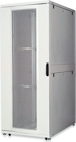 DIGITUS 42HE Serverschrank, Unique, 2050x800x1200 mm perforierte Stahltüren, Farbe grau (RAL 7035) Image