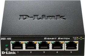 D-Link DGS-100 Desktop Gigabit Switch, 5x RJ-45 (DGS-105)