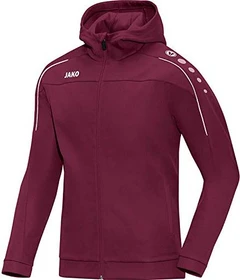 Jako Classico Kapuzen Trainingsjacke maroon (Damen)