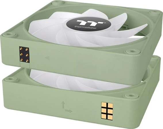 Thermaltake CT120 EX ARGB Sync Matcha Green, grün/weiß, 120mm, 3er-Pack