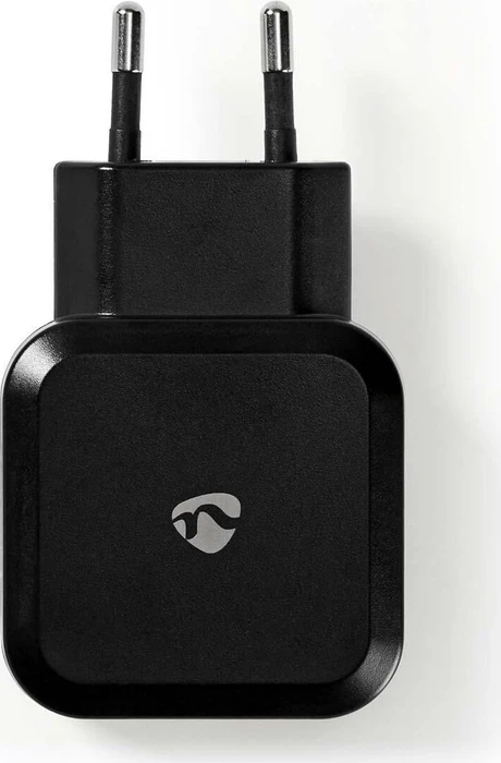 Nedis 24W Dual Port-USB-Netzladegerät schwarz