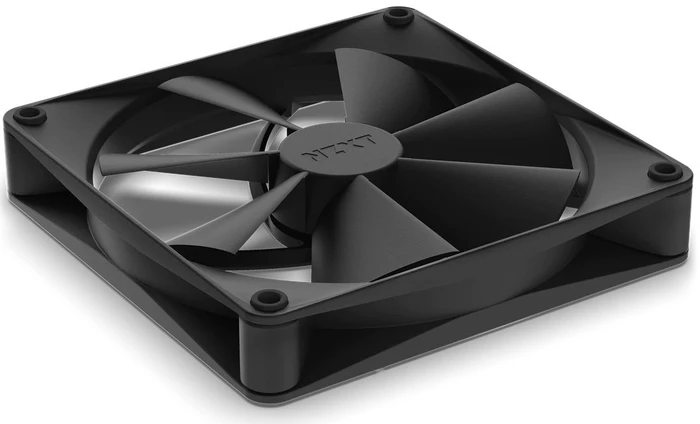 NZXT F Series F140P (2022), Matte Black, schwarz, 140mm