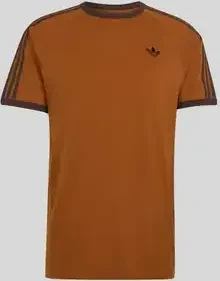 adidas 3-Streifen T-Shirt kurzarm dusky bronze/aurora coffee (Herren)