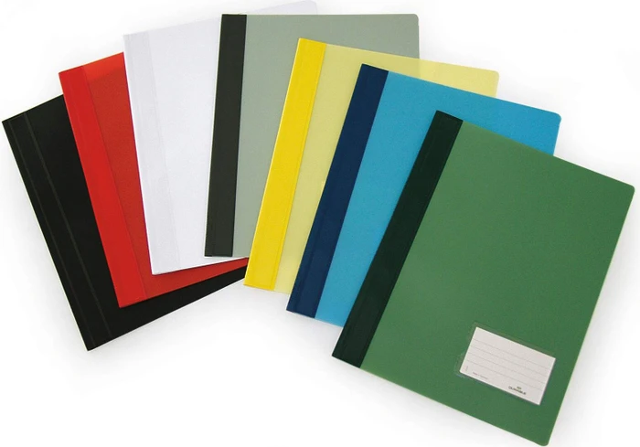Durable Duralux Transluzent Schnellhefter, A4, rot/transparent
