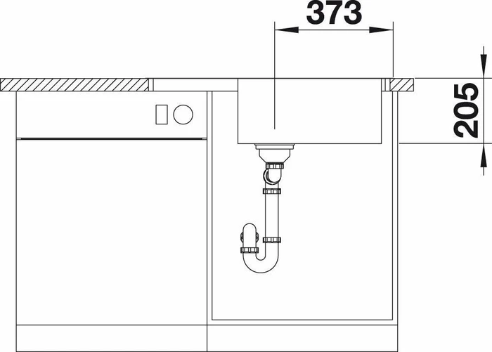 Blanco Lemis XL 6 S-IF Compact Einbau Becken reversibel mit Ablauffernbedienung edelstahl