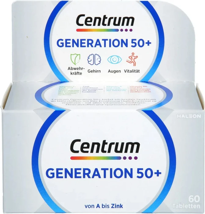 Centrum Generation 50+ Tabletten, 60 Stück