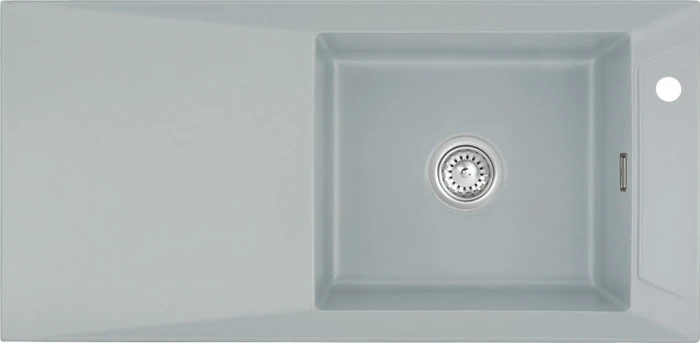 systemceram Siro 100 Einbau Becken rechts titan