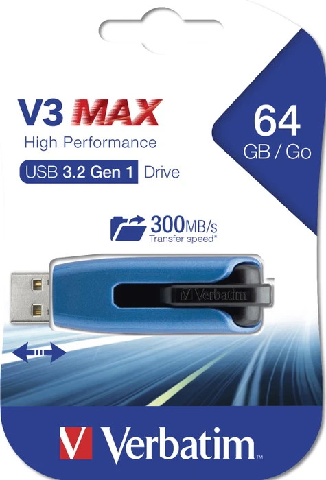 Verbatim Store 'n' Go V3 Max 64GB, USB-A, USB 3.2 Gen 1×1