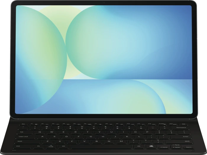 Samsung EF-DX620 Book Cover Keyboard Slim mit AI-Taste für Galaxy Tab S10 FE+, schwarz, DE