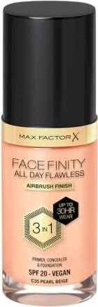 Max Factor Facefinity All Day Flawless Foundation C35 pearl beige LSF20, 30ml