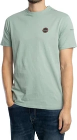 Napapijri Badge T-Shirt kurzarm green mil (Herren)