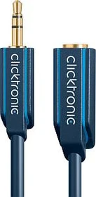 Clicktronic Casual 3.5mm Klinke Verlängerungskabel 5m