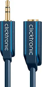 Clicktronic Casual 3.5mm Klinke Verlängerungskabel 5m