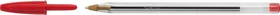 BIC Cristal Original medium Kugelschreiber rot/transparent