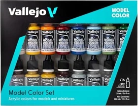 Vallejo Model Color Nava Steam Era Farbset, 16-tlg.