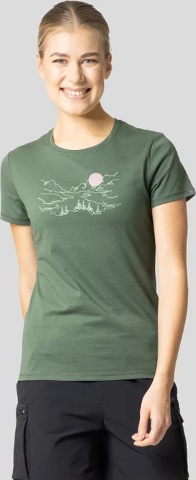 Odlo Kumano Funktionsshirt kurzarm camping green (Damen)