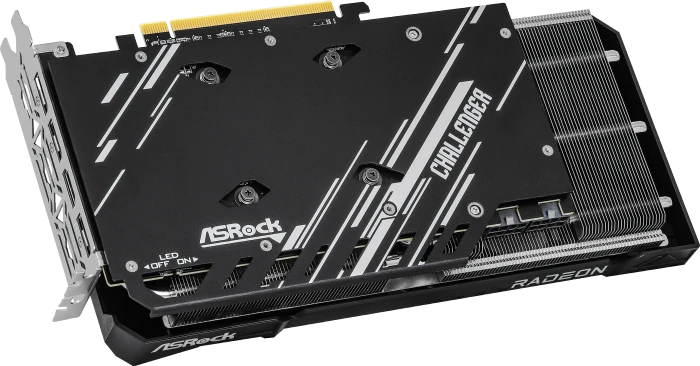 ASRock Radeon RX 7600 XT Challenger 16GB OC, RX7600XT CL 16GO, 16GB GDDR6, HDMI, 3x DP