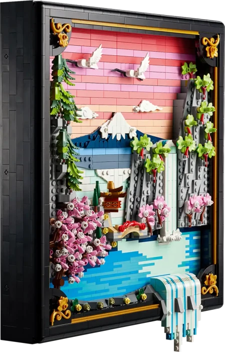 LEGO Art - Japanische Kirschblütenlandschaft