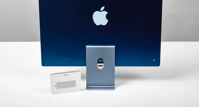 LMP USB-C DuoDock, 9-Port, 2x USB-C 3.0 [Buchse], silber