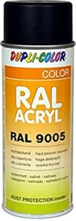 Dupli-Color RAL Acryl Acryllack-Spray RAL 9005 tiefschwarz, 400ml