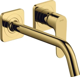 Hansgrohe Axor Citterio M Waschbeckenarmatur 227mm polished goldoptik