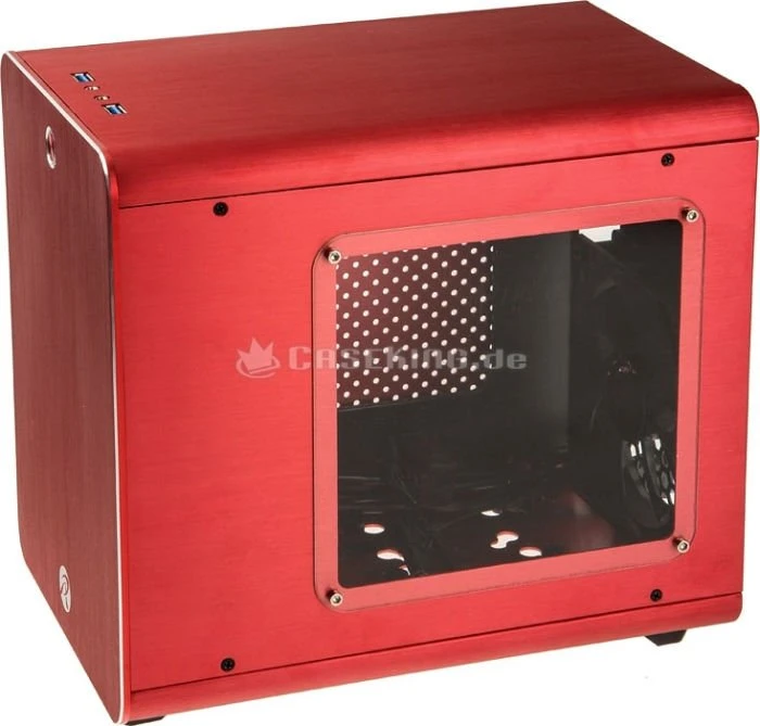 Raijintek Metis rot, Acrylfenster, Mini-ITX