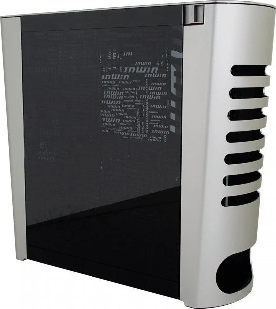 In Win 915, silber, Glasfenster