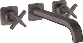 Hansgrohe Axor Citterio E Waschbeckenarmatur Unterputz brushed black chrome