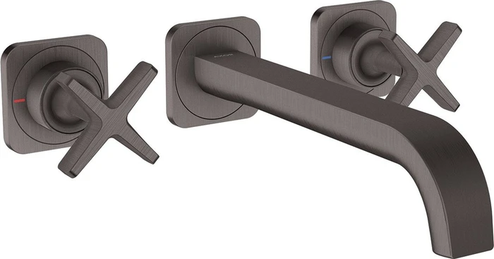 Hansgrohe Axor Citterio E Waschbeckenarmatur Unterputz brushed black chrome