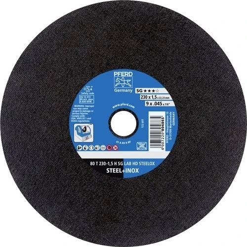 Pferd 80 T 230-1.5 H SG LAB HD STEELOX/22.23 Trennscheibe, 230x1.5x22.23mm, 25 Stück