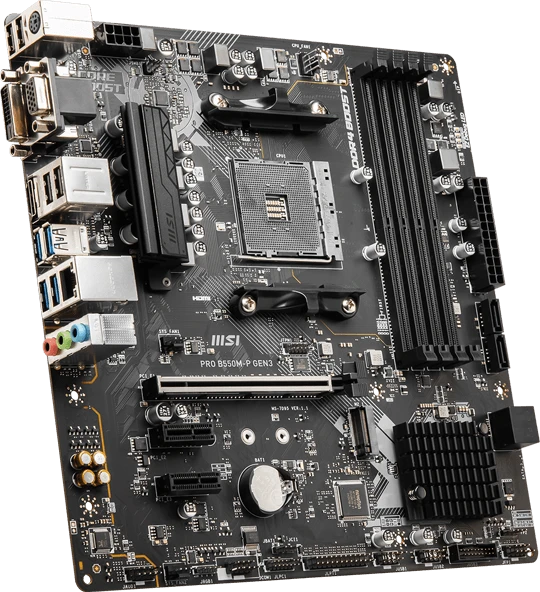 MSI PRO B550M-P GEN3 (AMD AM4)