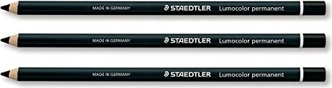 Staedtler Lumocolor glasochrom 108 Trockenmarker schwarz
