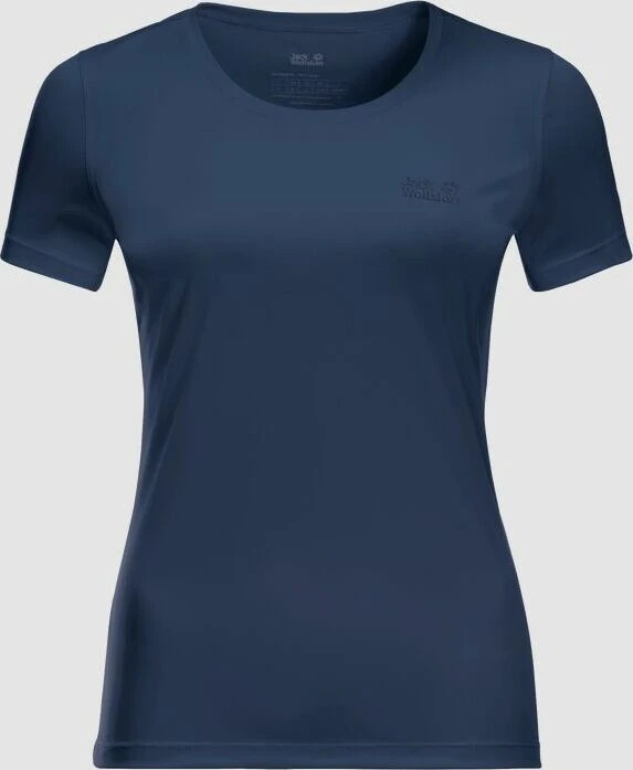 Jack Wolfskin Tech Funktionsshirt kurzarm dark indigo (Damen)