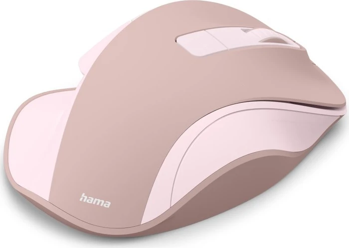 Hama MW-500 Ergonomic Silent Wireless rosa, USB