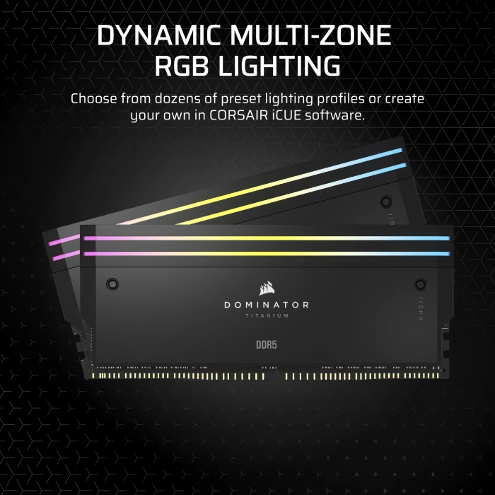 Corsair Dominator Titanium DDR5 Light Enhancement Kit, schwarz