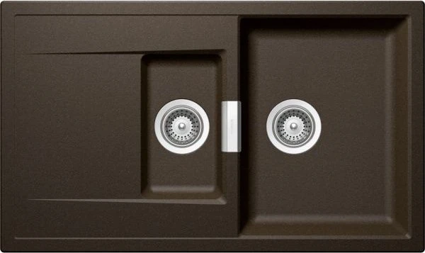 Schock Mono D-150 Einbau Becken reversibel bronze inkl. Schneidebrett