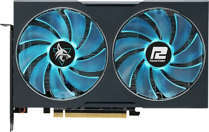 PowerColor Hellhound Radeon RX 7600 XT, 16GB GDDR6, HDMI, 3x DP