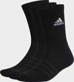 adidas Cushioned Crew Socken schwarz/weiß, 3 Paare