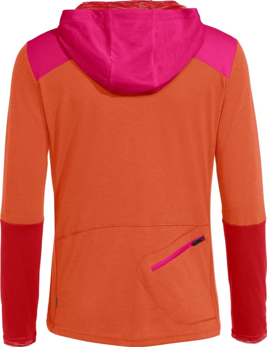 Vaude Tremalzo Trikot langarm tangerine (Damen)