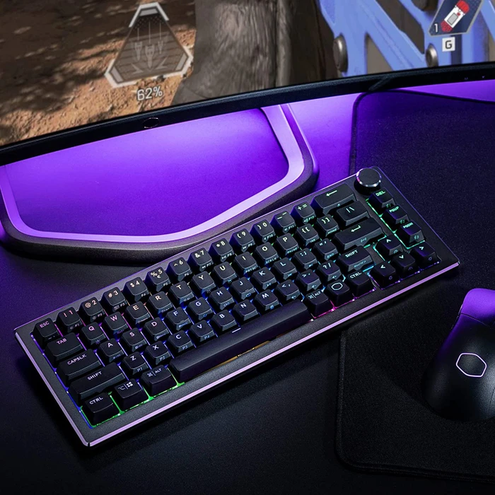 Cooler Master CK721, LEDs RGB, Space Gray, TTC BROWN, USB/Bluetooth, DE