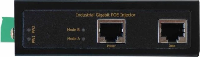 LevelOne Industrial Railmount Gigabit PoE-Injektor, 2x RJ-45, 36W PoE+