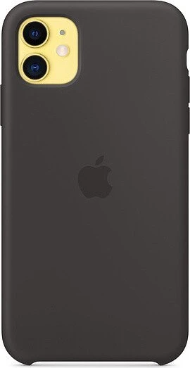 Apple Silikon Case für iPhone 11 schwarz
