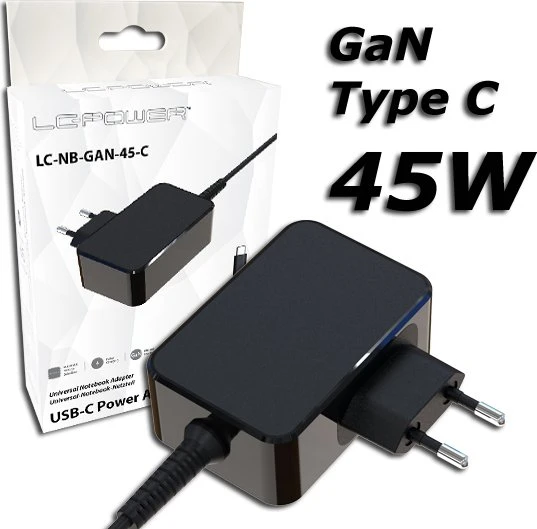 LC-Power LC-NB-GAN-45-C, USB-C-Ladekabel