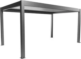 Biohort Pergola 5x3 quarzgrau-metallic/silber-metallic