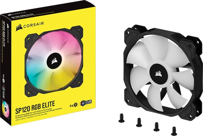 Corsair SP Series iCUE SP120 RGB Elite, schwarz, 120mm
