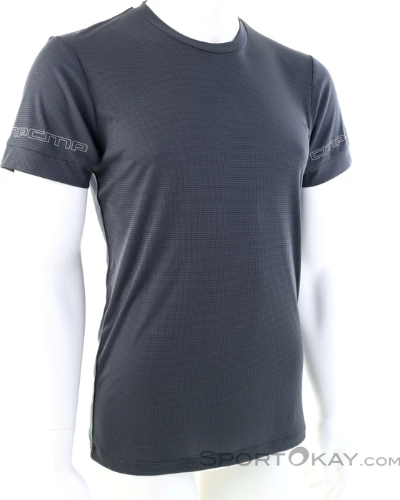 CMP Unlimitech Logo Funktionsshirt kurzarm antracite/silver (Herren)