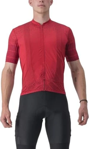 Castelli Unlimited Terra Trikot kurzarm dark red (Herren)