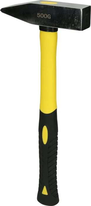 KS Tools EDELSTAHL Schlosserhammer Fiberglasstiel, 500g